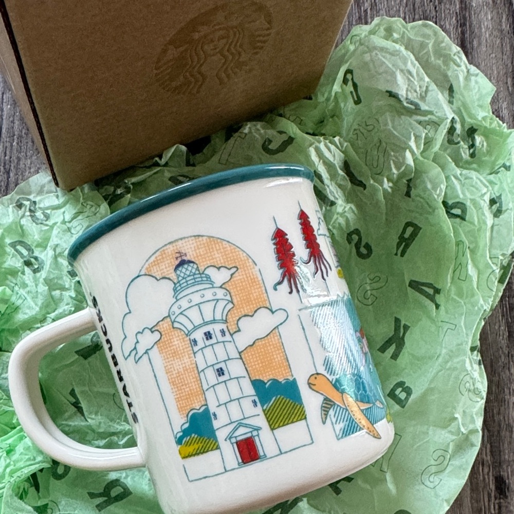 Starbucks Taiwan Exclusive Mug – Lighthouse Kenting Design (414ml) ✨TAIWAN ONLY